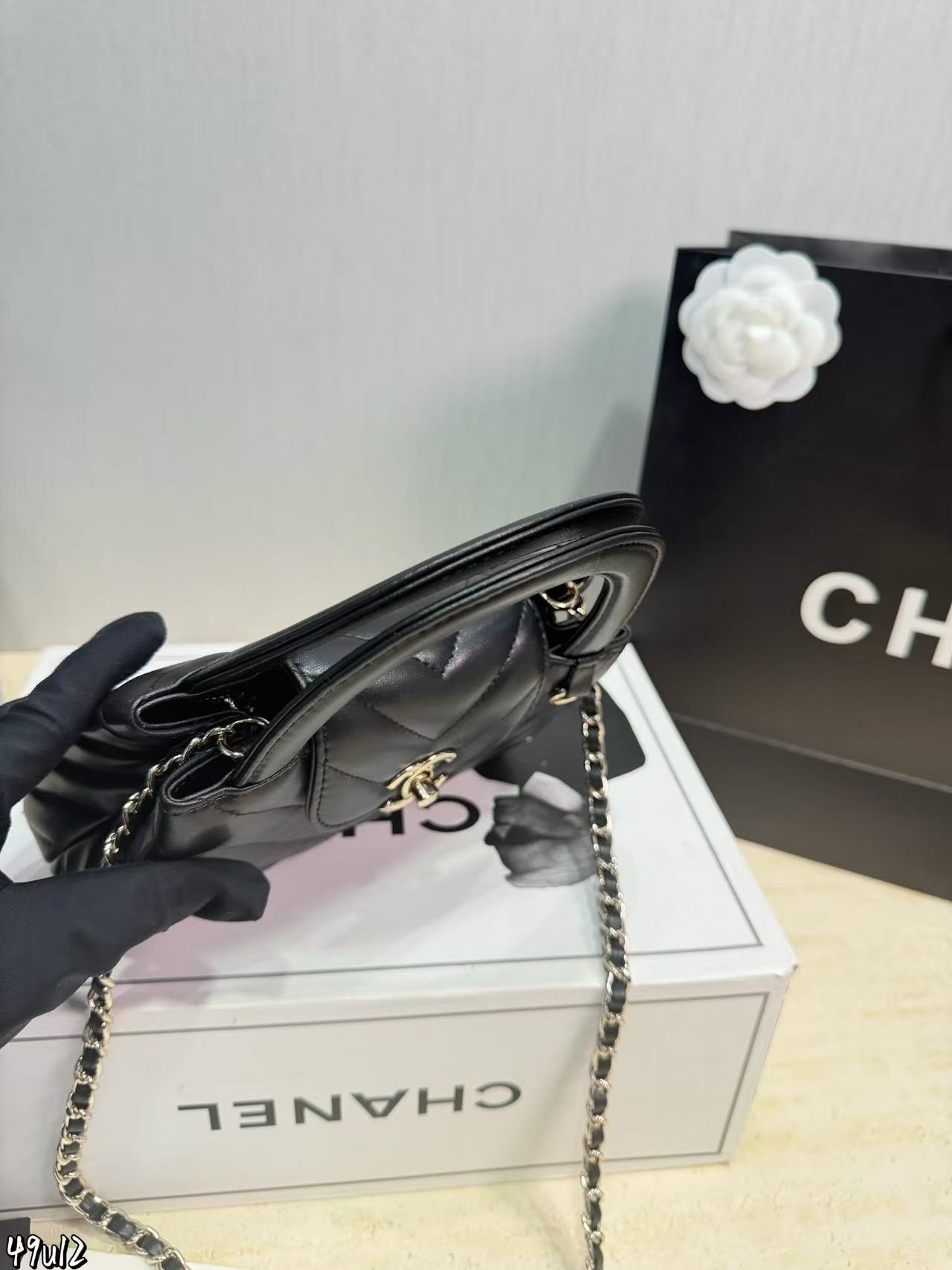 CHANE1 kellyチェーンハンドバッグ【50％割引+送料無料】