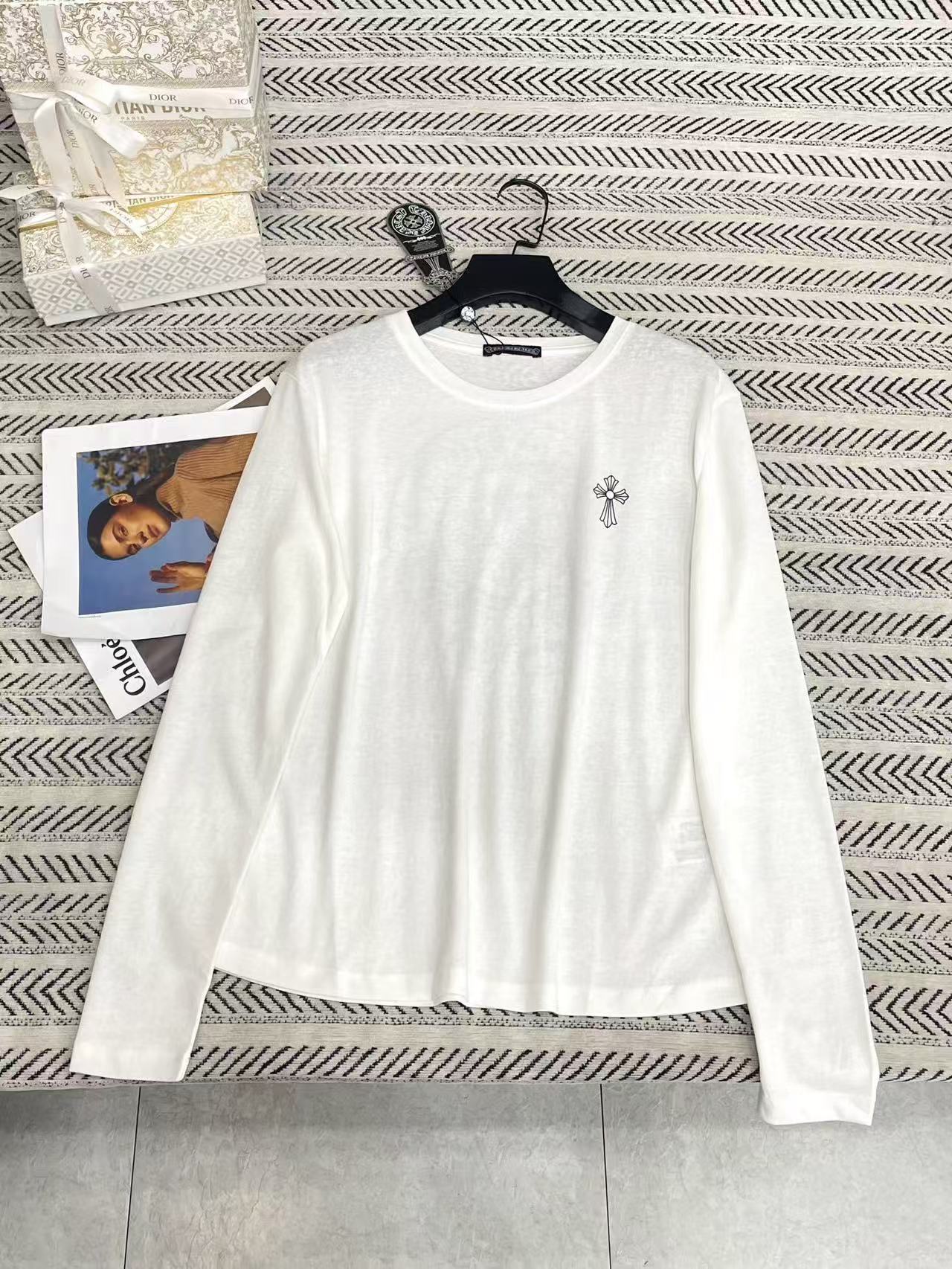 Chr0me Heartsサンスクリット語の長袖Tシャツ【50％割引+送料無料】