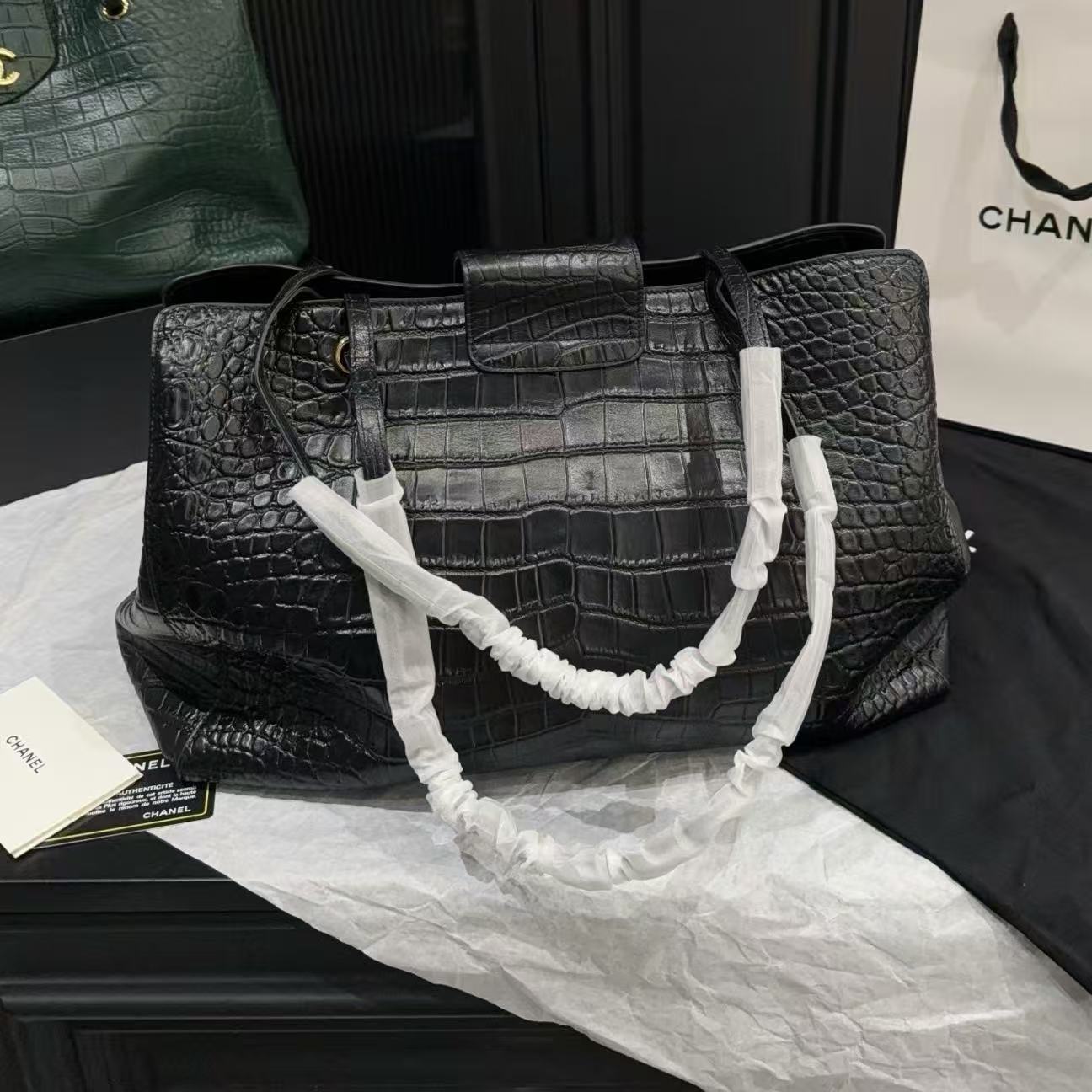 CHANE1 高品質クロコダイル装飾トートバッグ【50％割引+送料無料】