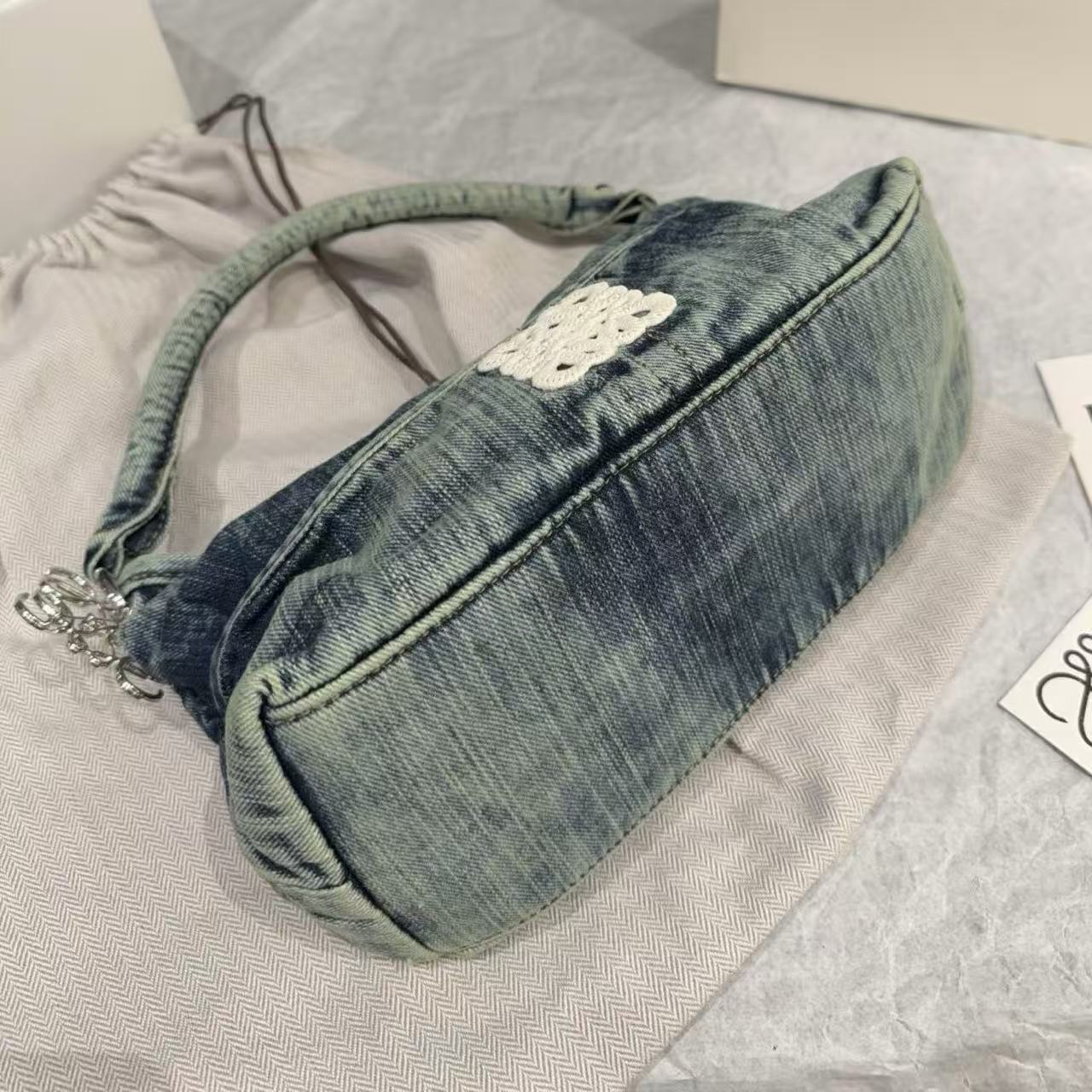 L0WEW デニムトートバッグ【50％割引+送料無料】