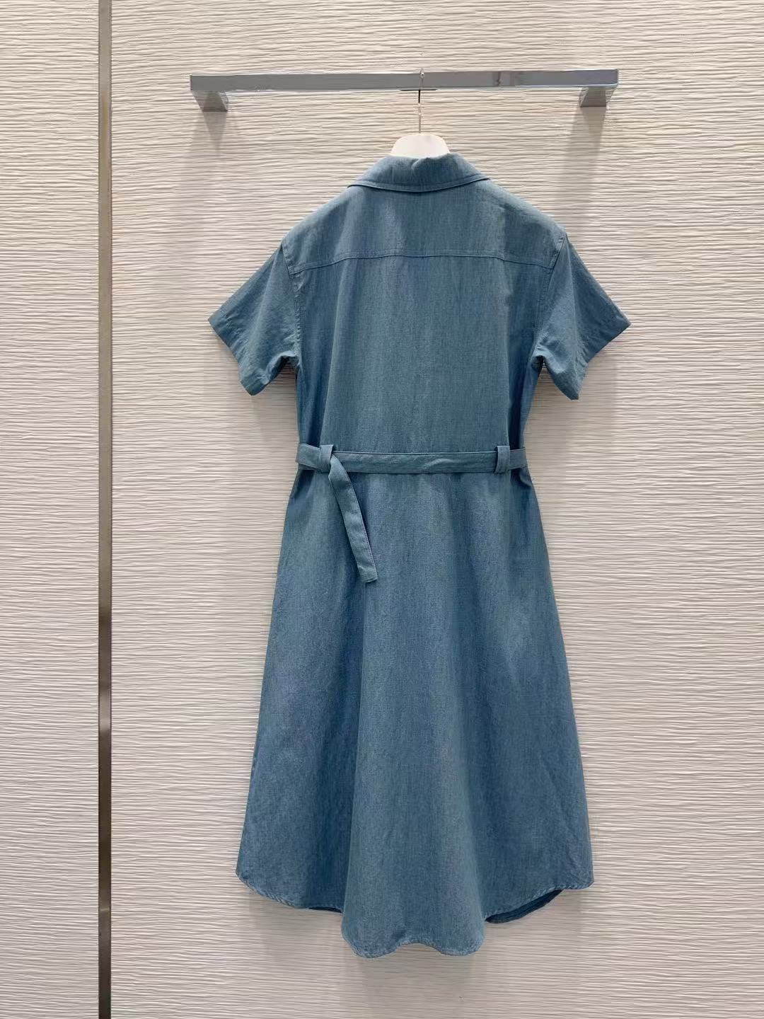 L0WEW 刺繍入りポケットドレス【50％割引+送料無料】
