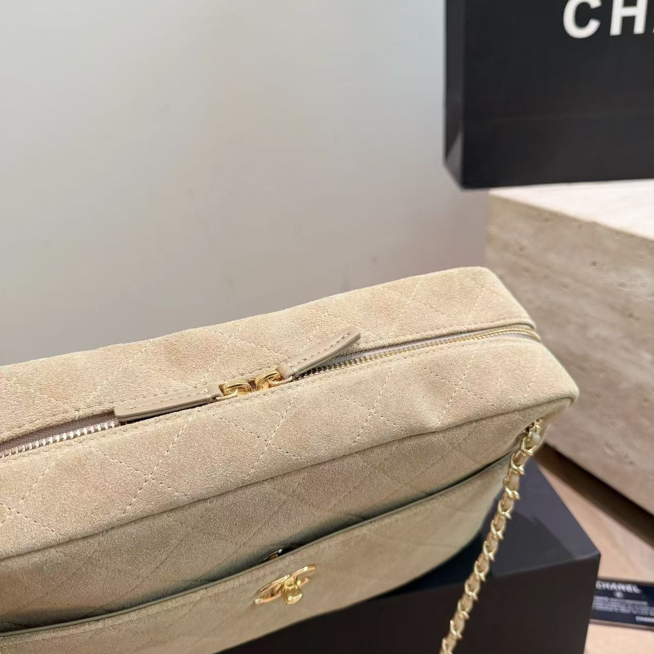 CHANE1 高品質スエードレザーチェーンショルダーバッグ【50％割引+送料無料】