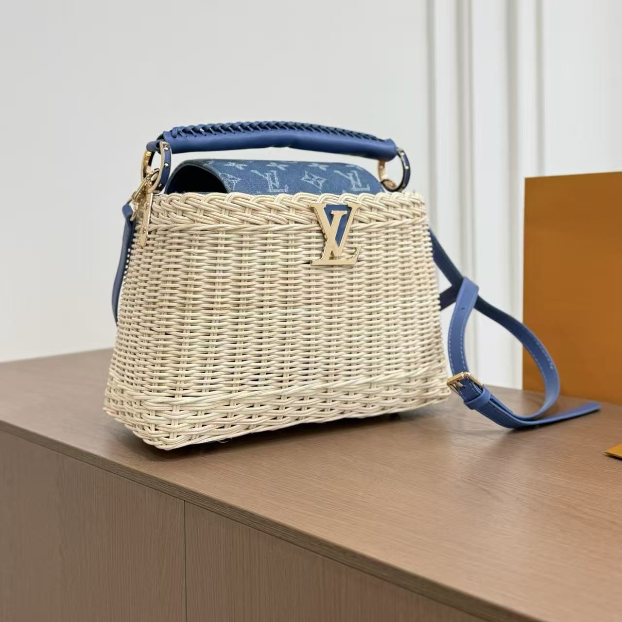 LV ウーブンラタン ハンドバッグ【50％割引+送料無料】