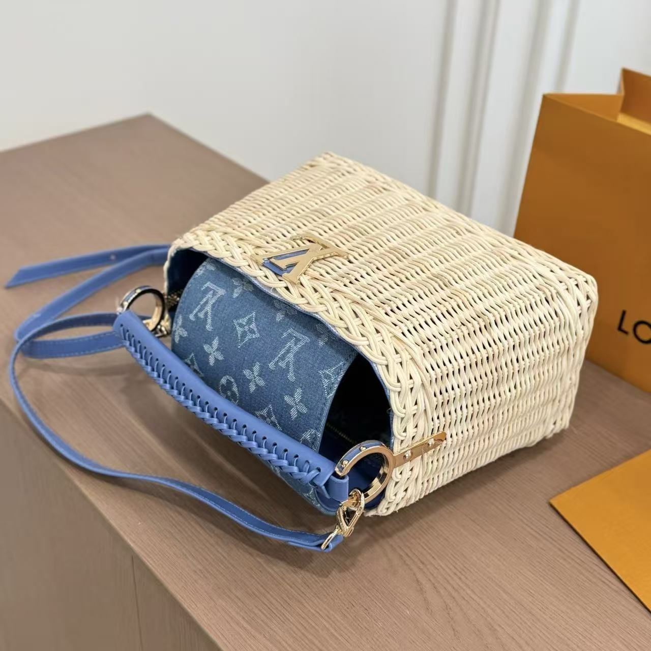 LV ウーブンラタン ハンドバッグ【50％割引+送料無料】