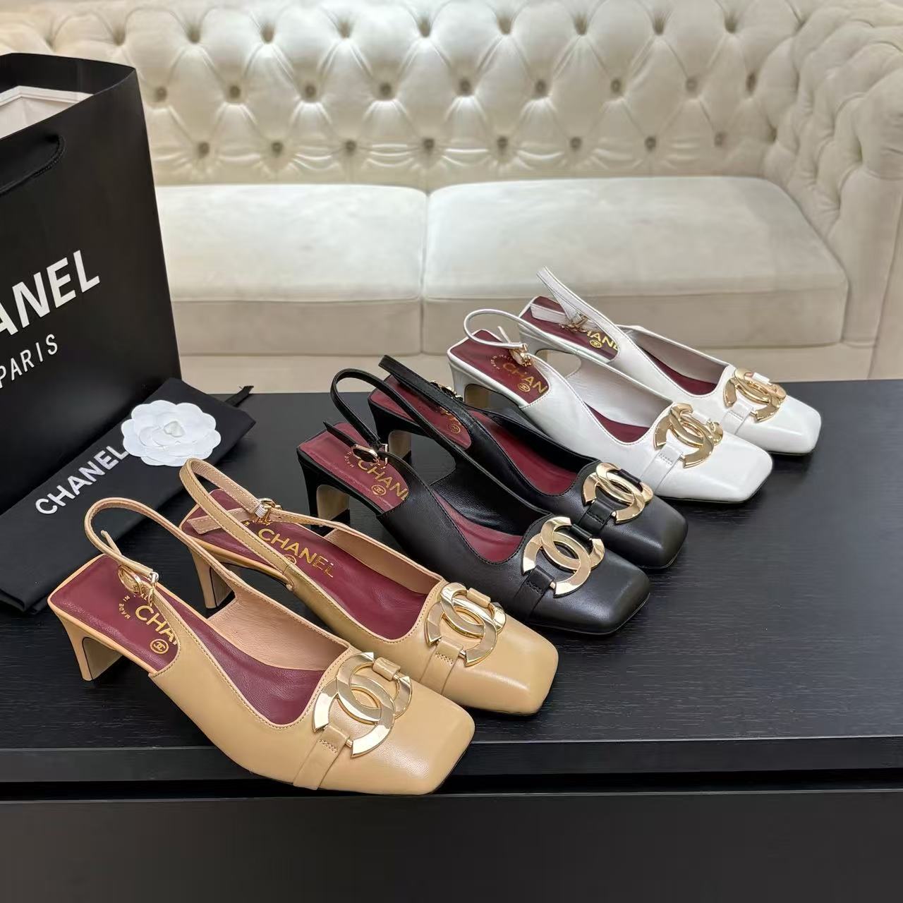 CHANE1 高品質ラムスキンハイヒール【50％割引+送料無料】