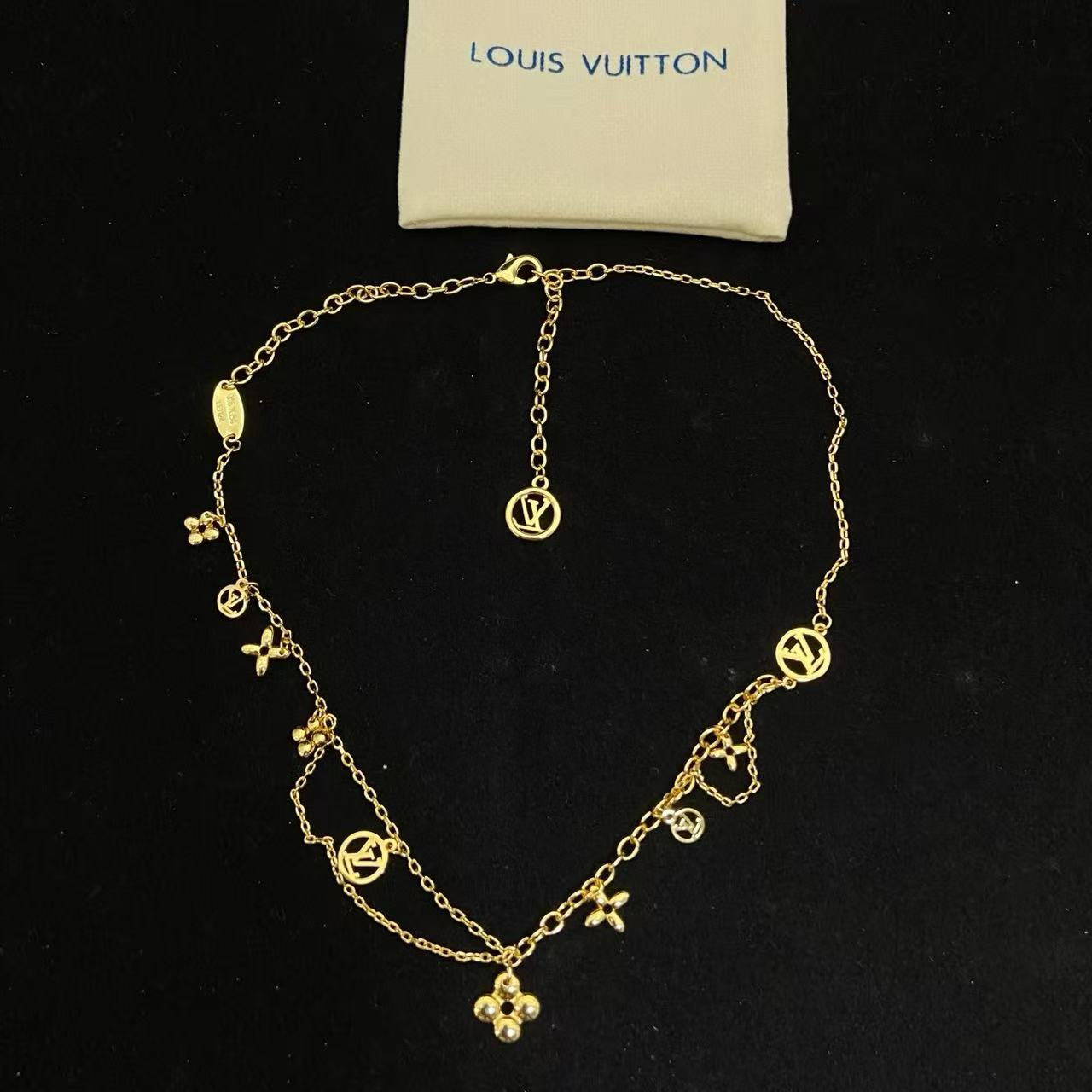 LV クローバー ブレスレット＆ネックレス 2点セット【50％割引+送料無料】
