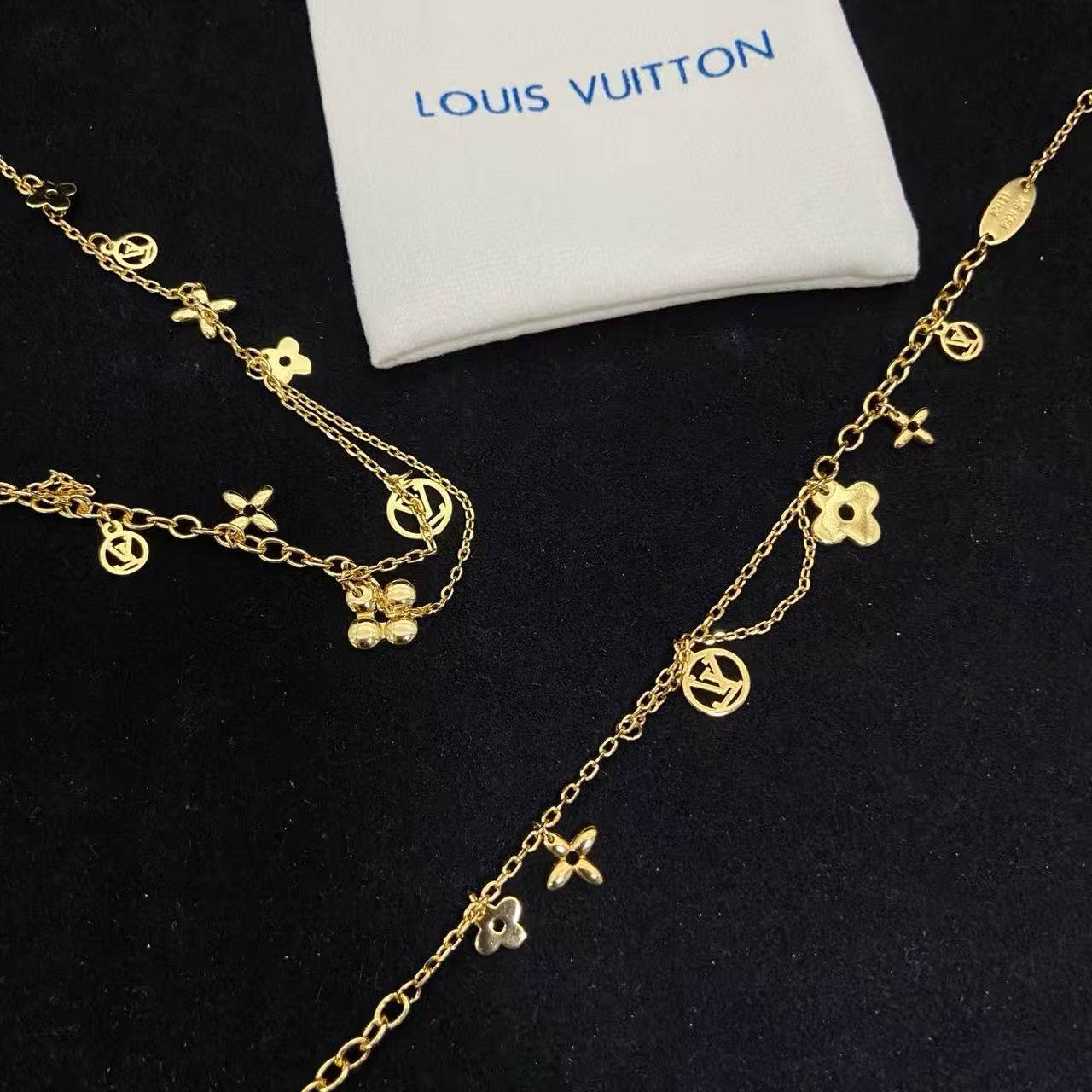 LV クローバー ブレスレット＆ネックレス 2点セット【50％割引+送料無料】