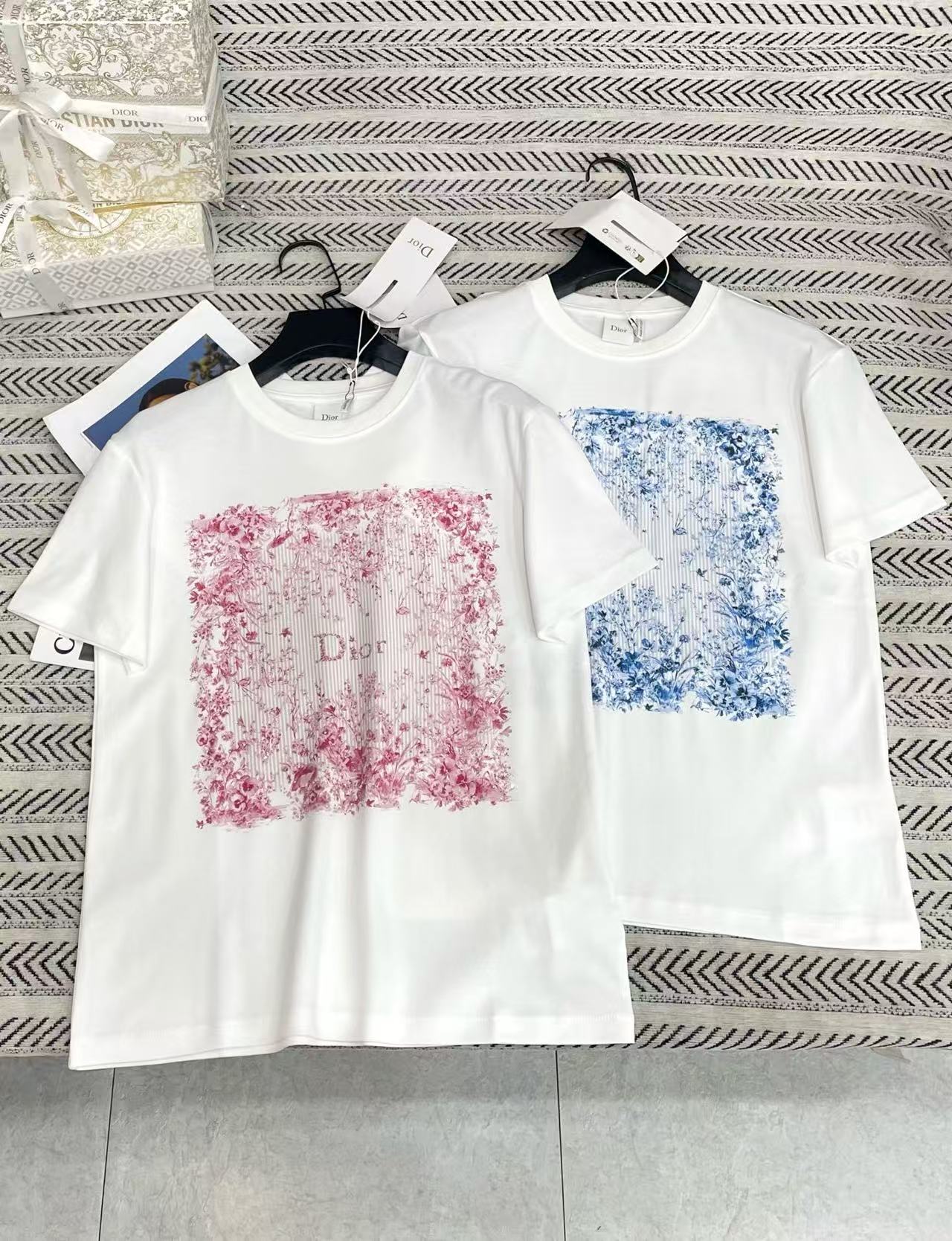 DIOR プリントTシャツ【50％割引+送料無料】