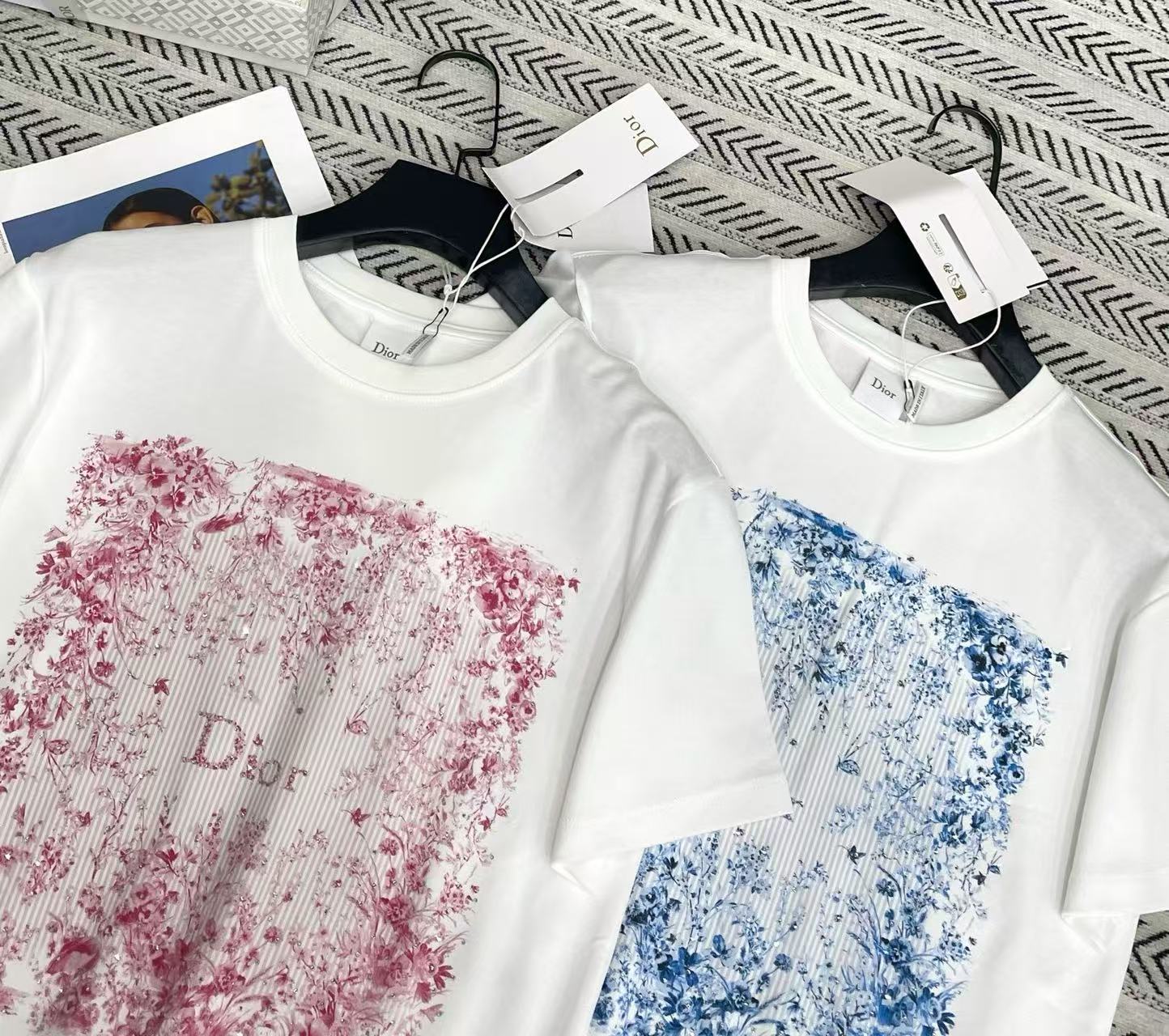 DIOR プリントTシャツ【50％割引+送料無料】