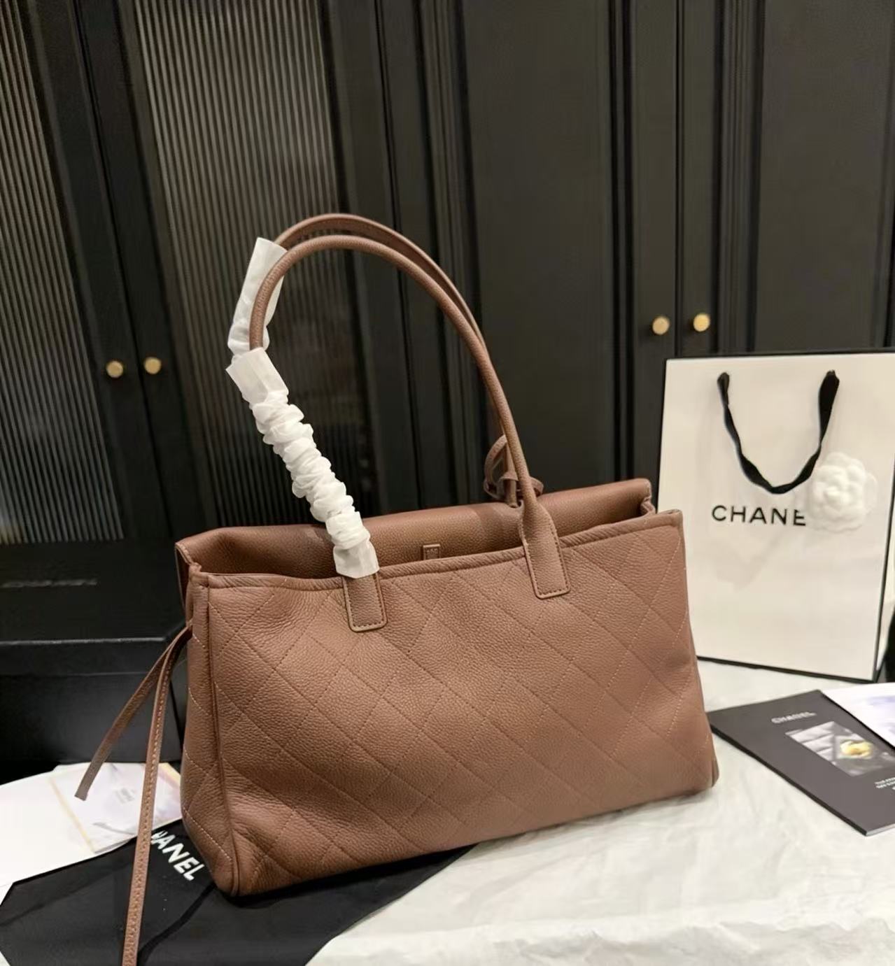 CHANE1シンプルな牛革製脇下バッグ【50％割引+送料無料】