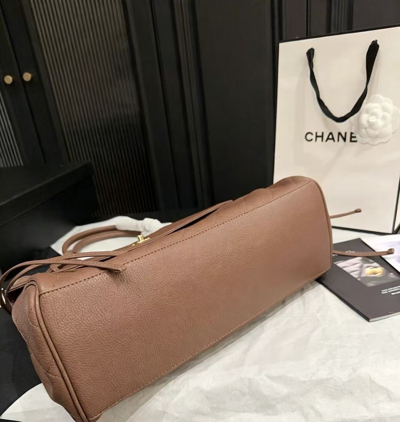 CHANE1シンプルな牛革製脇下バッグ【50％割引+送料無料】