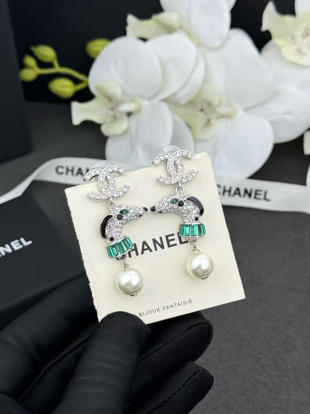 CHANE1 ダイヤモンドパールスタッドピアス【50％割引+送料無料】