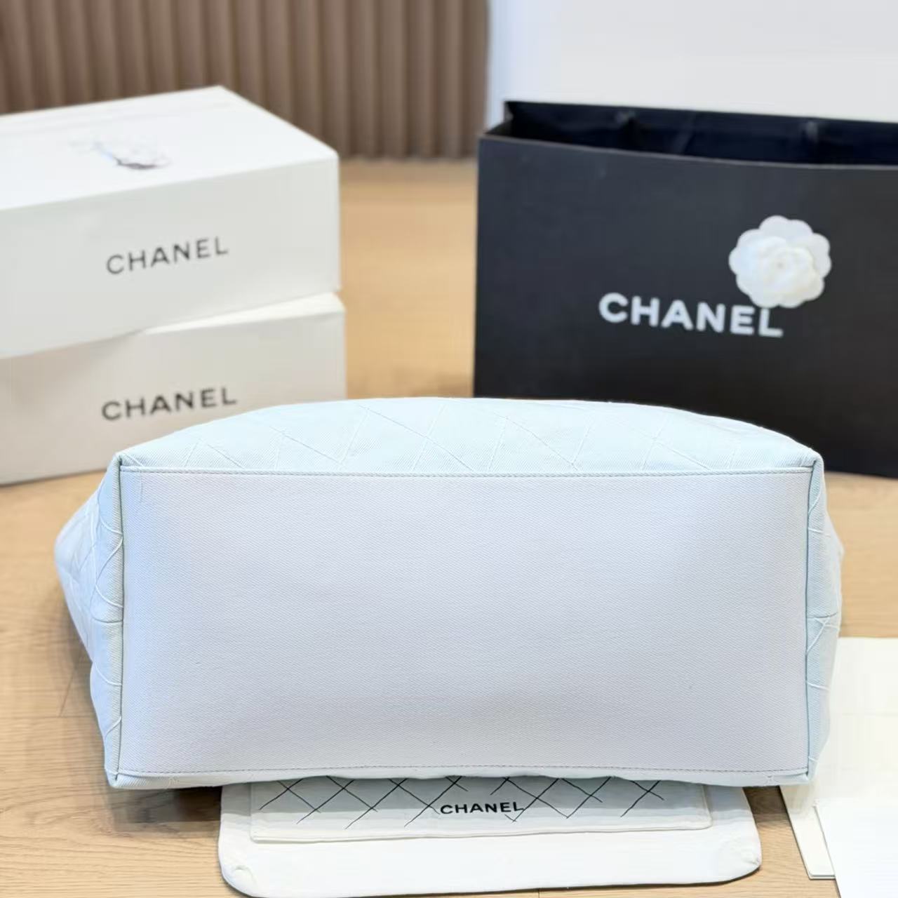CHANE1 ダブルCチェーンショッピングバッグ【50％割引+送料無料】