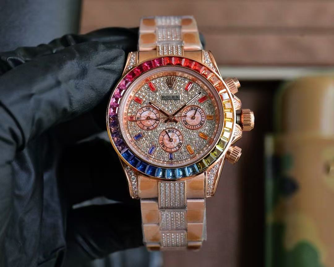 ROLEXカラードダイヤモンド・ウォッチ（スチールブレスレット）【50％割引+送料無料】