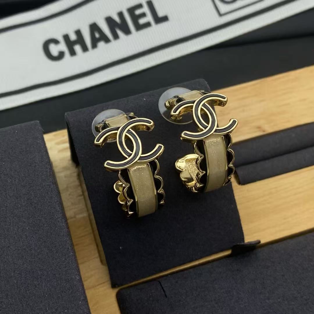 CHANE1ダブルCイヤリング【50％割引+送料無料】
