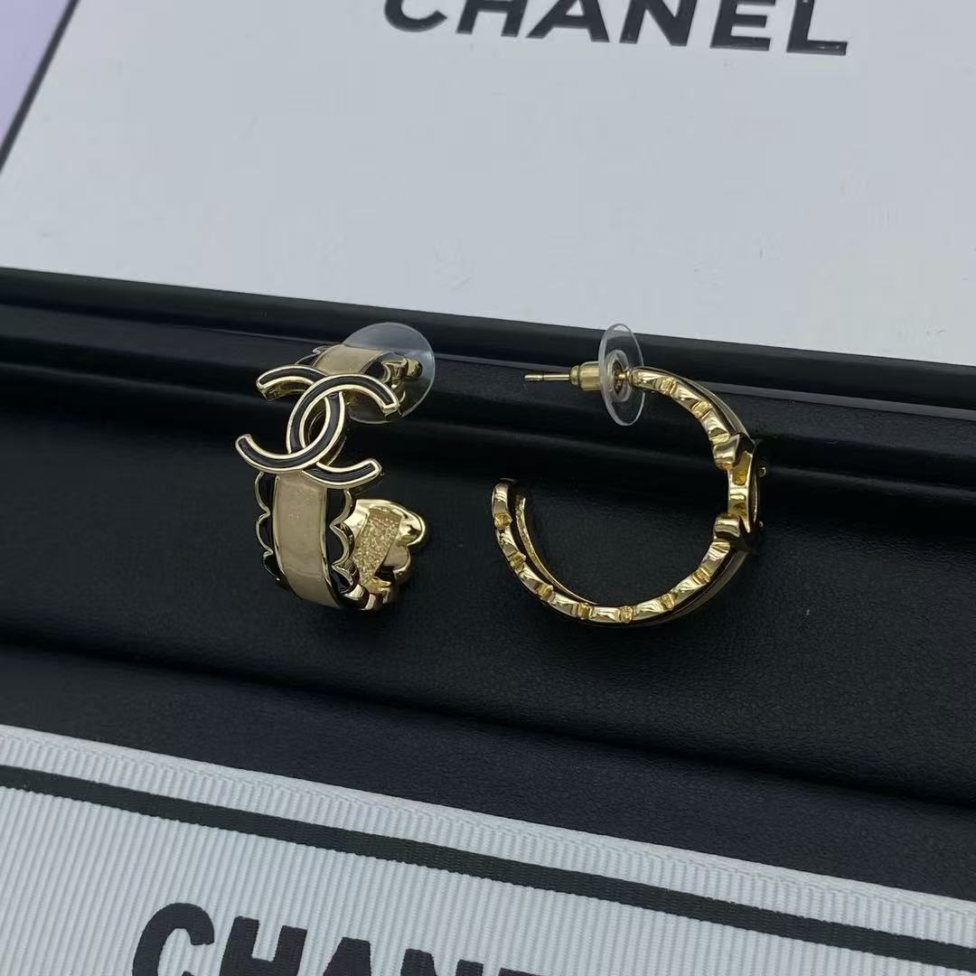 CHANE1ダブルCイヤリング【50％割引+送料無料】