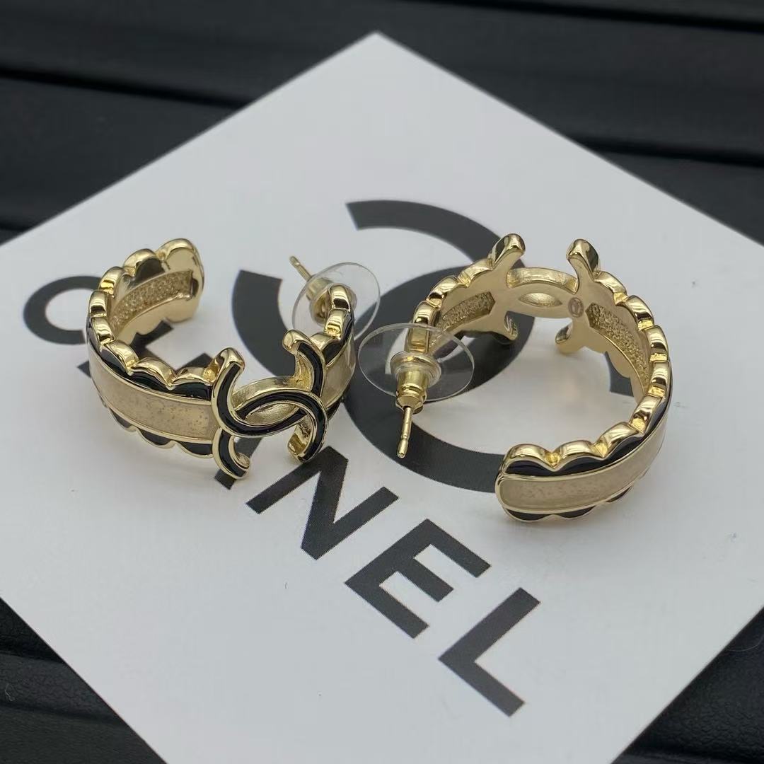 CHANE1ダブルCイヤリング【50％割引+送料無料】