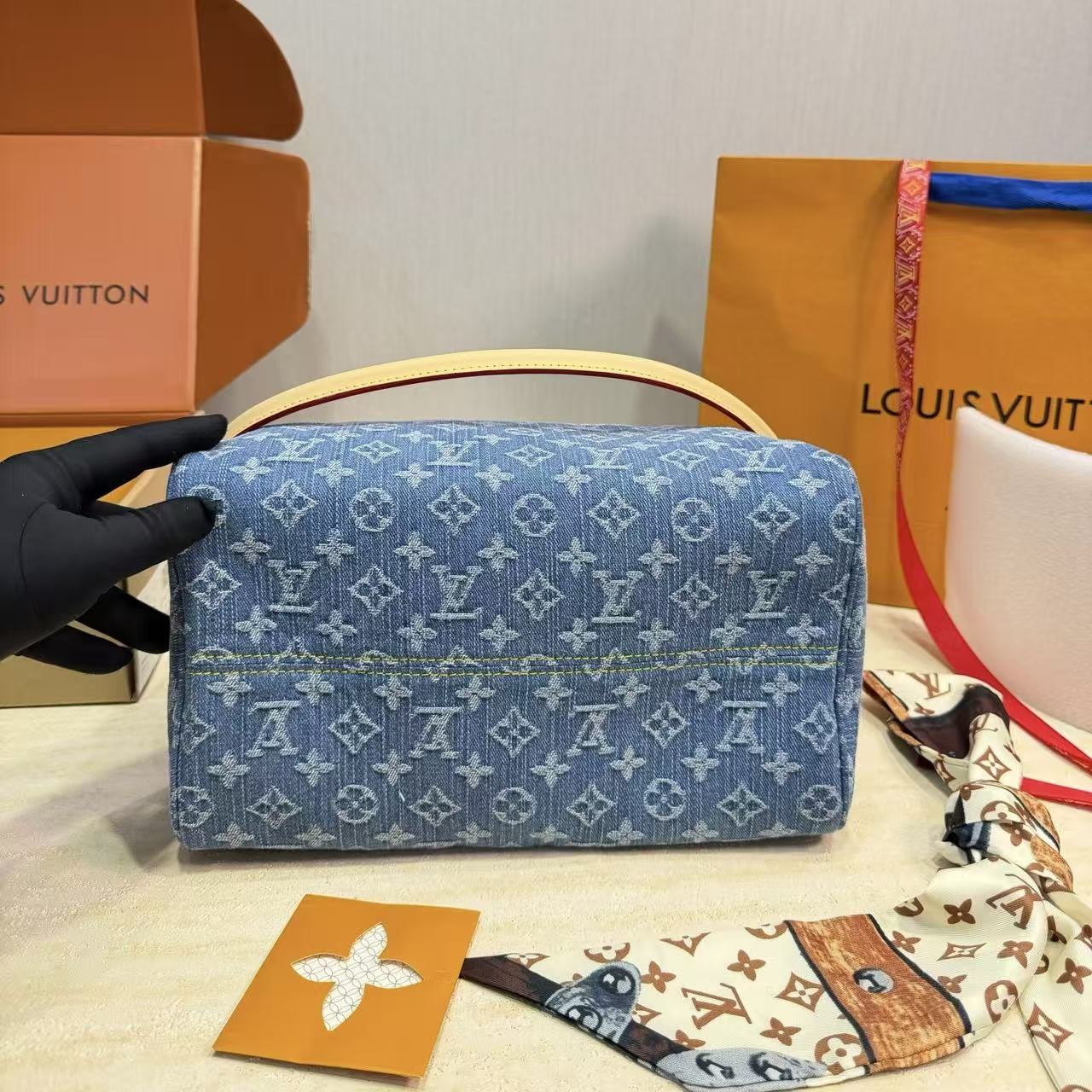 LV Speedyデニムのハンドバッグ【50％割引+送料無料】