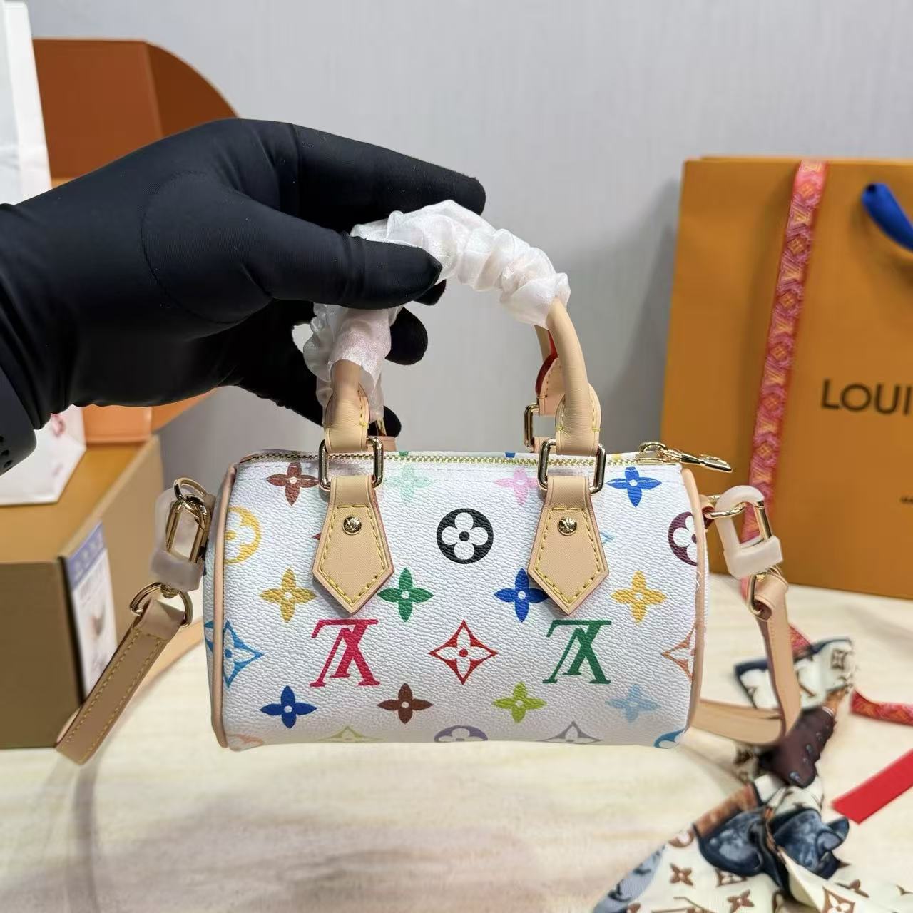 LV Nano Speedy16ハンドバッグ【50％割引+送料無料】
