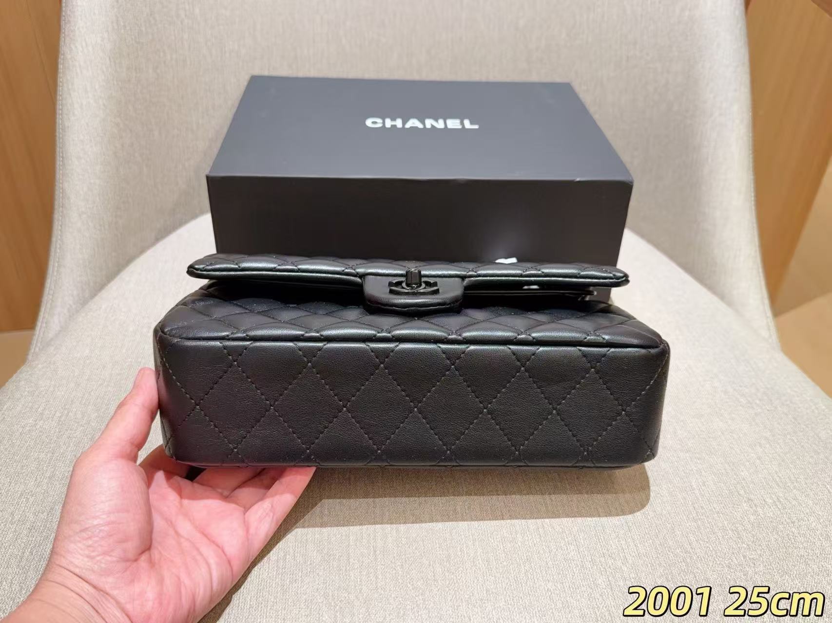 CHANE1 ラムスキンチェーンバッグ【50％割引+送料無料】