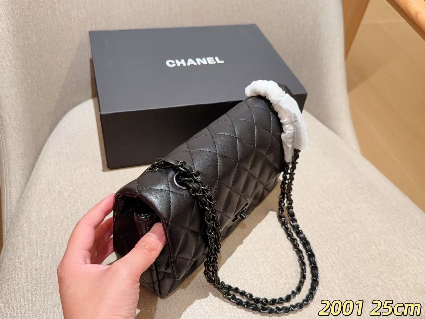 CHANE1 ラムスキンチェーンバッグ【50％割引+送料無料】
