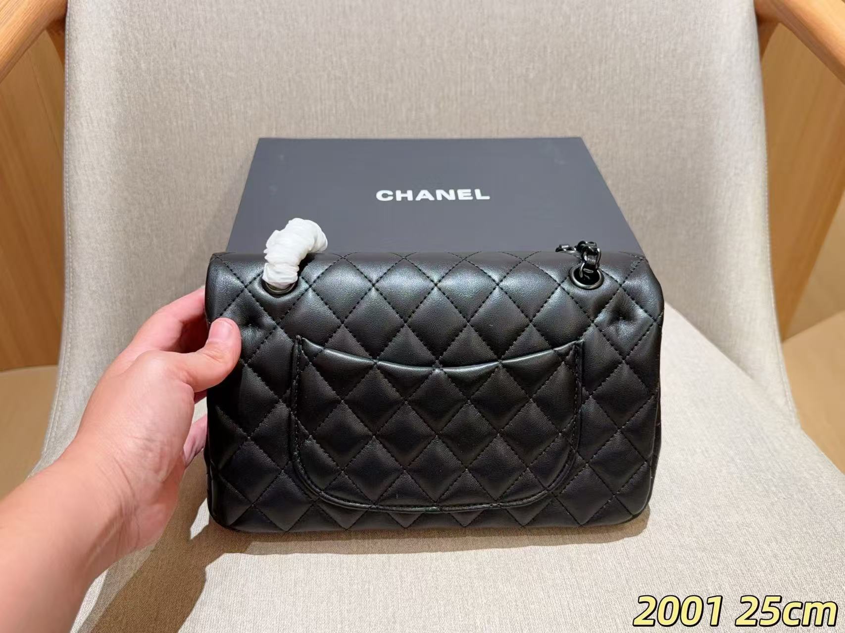 CHANE1 ラムスキンチェーンバッグ【50％割引+送料無料】