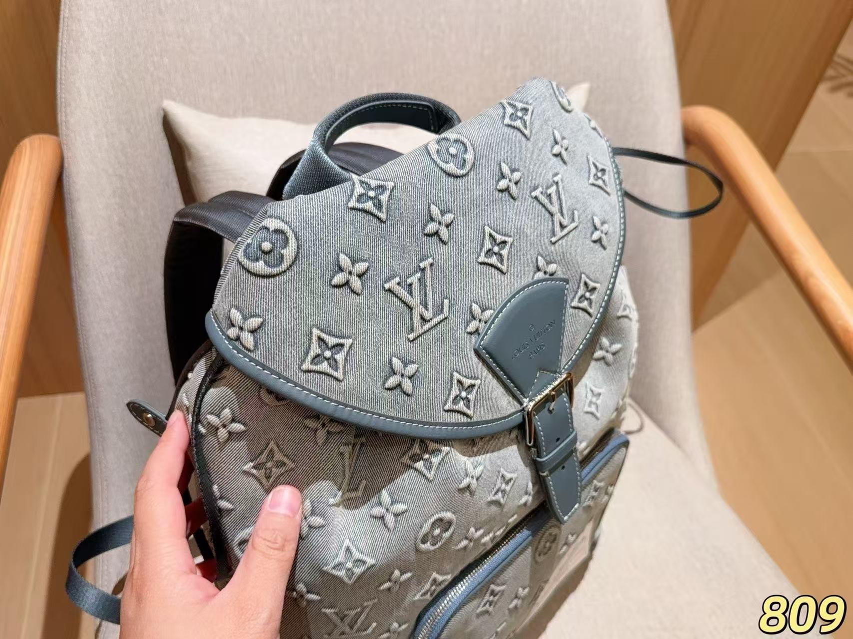 LV高品質デニムバックパック【50％割引+送料無料】