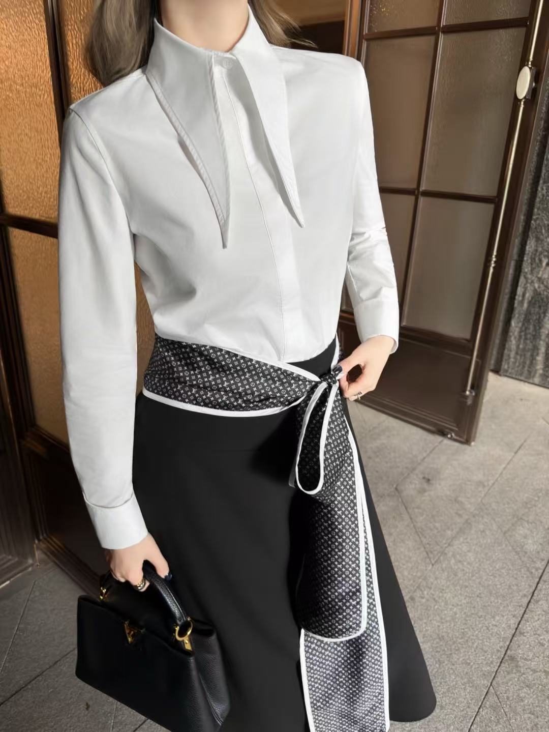 LV レースアップ・フィッシュテールスカート【50％割引+送料無料】
