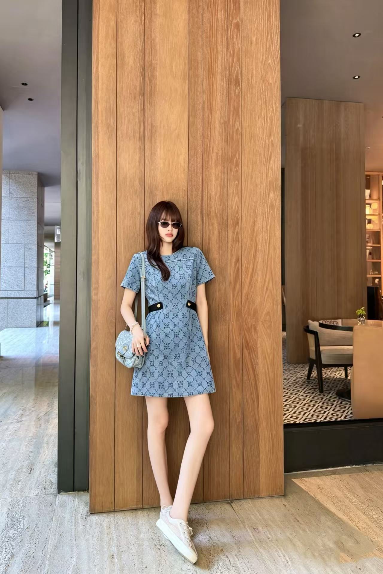 GUCCI ジャカードデニムドレス【50％割引+送料無料】