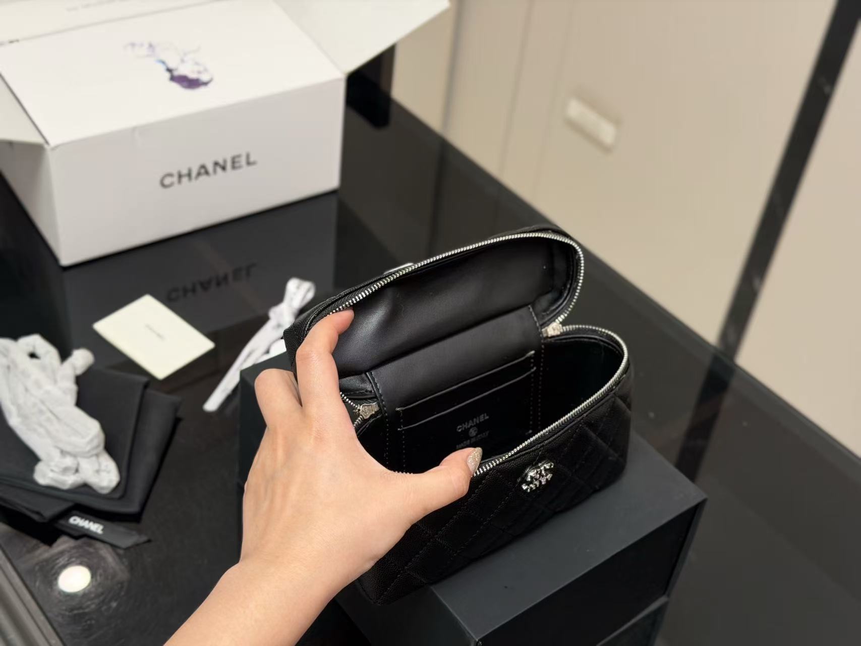 CHANE1 ダブルCチェーンバッグ【50％割引+送料無料】