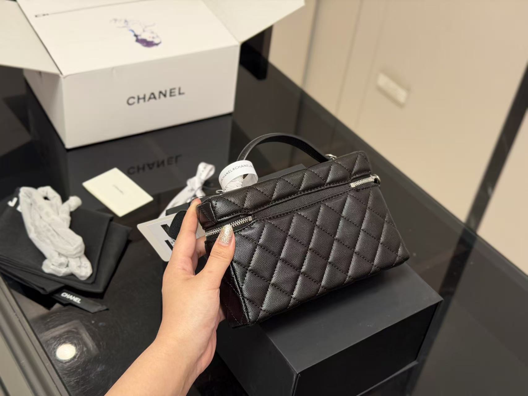CHANE1 ダブルCチェーンバッグ【50％割引+送料無料】