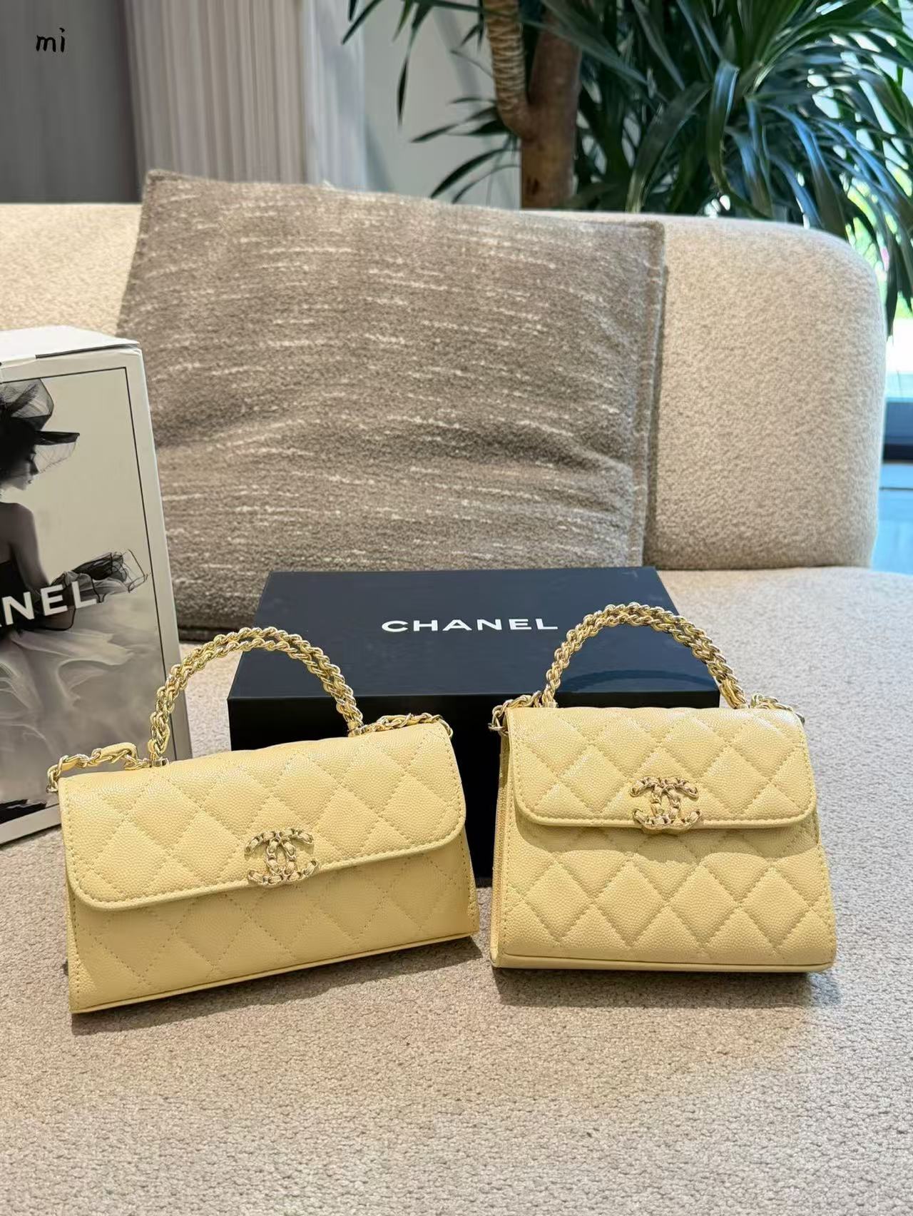 CHANE1 kellyチェーンハンドル・ハンドバッグ【50％割引+送料無料】