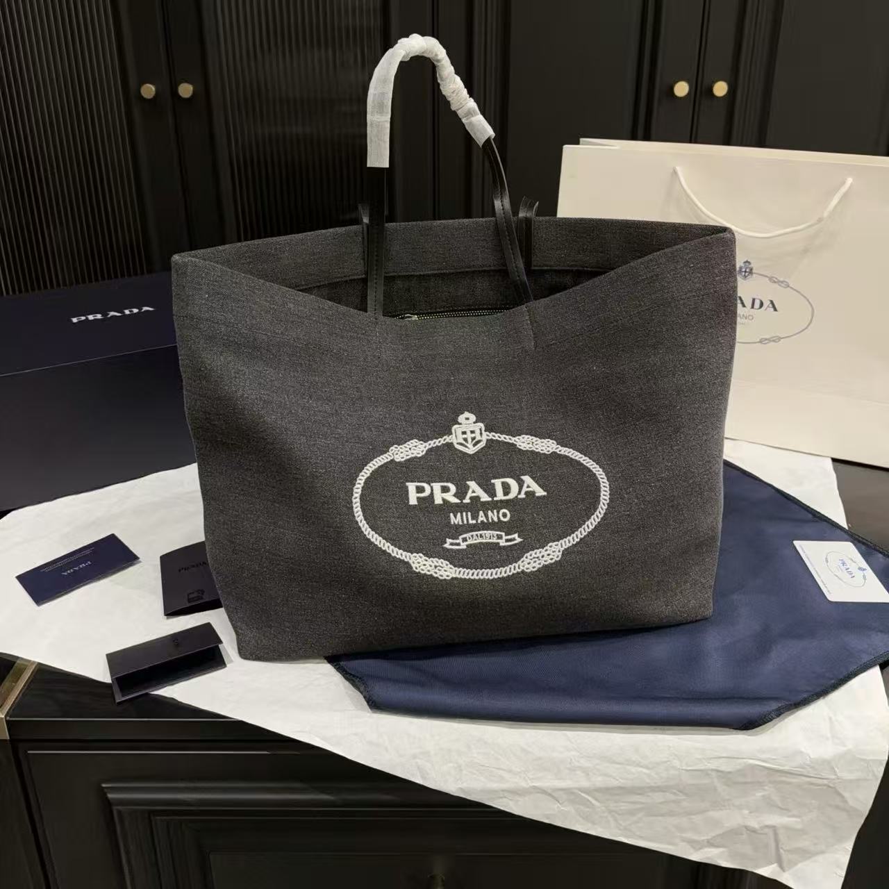 PR4DA デニムショッピングバッグ【50％割引+送料無料】