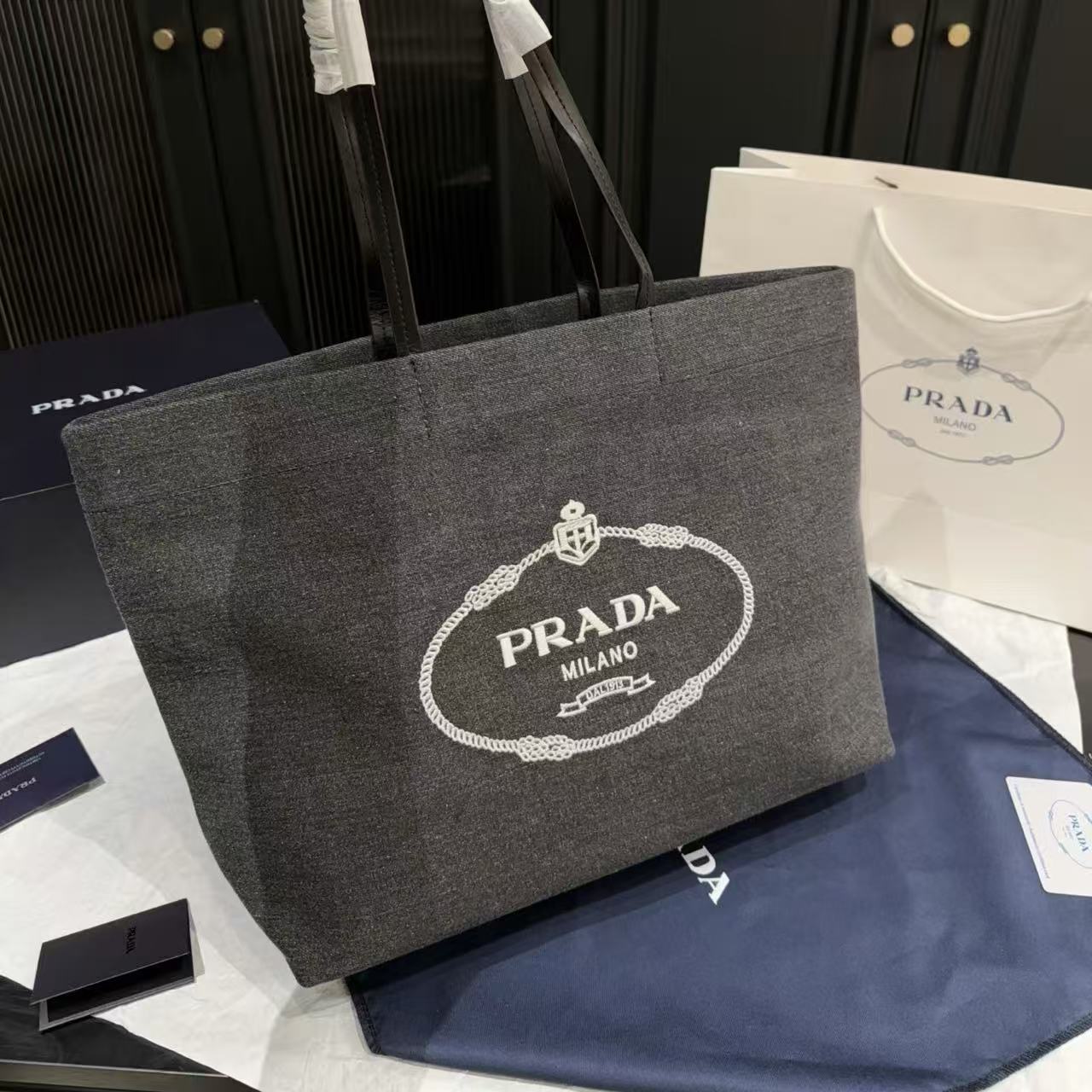 PR4DA デニムショッピングバッグ【50％割引+送料無料】