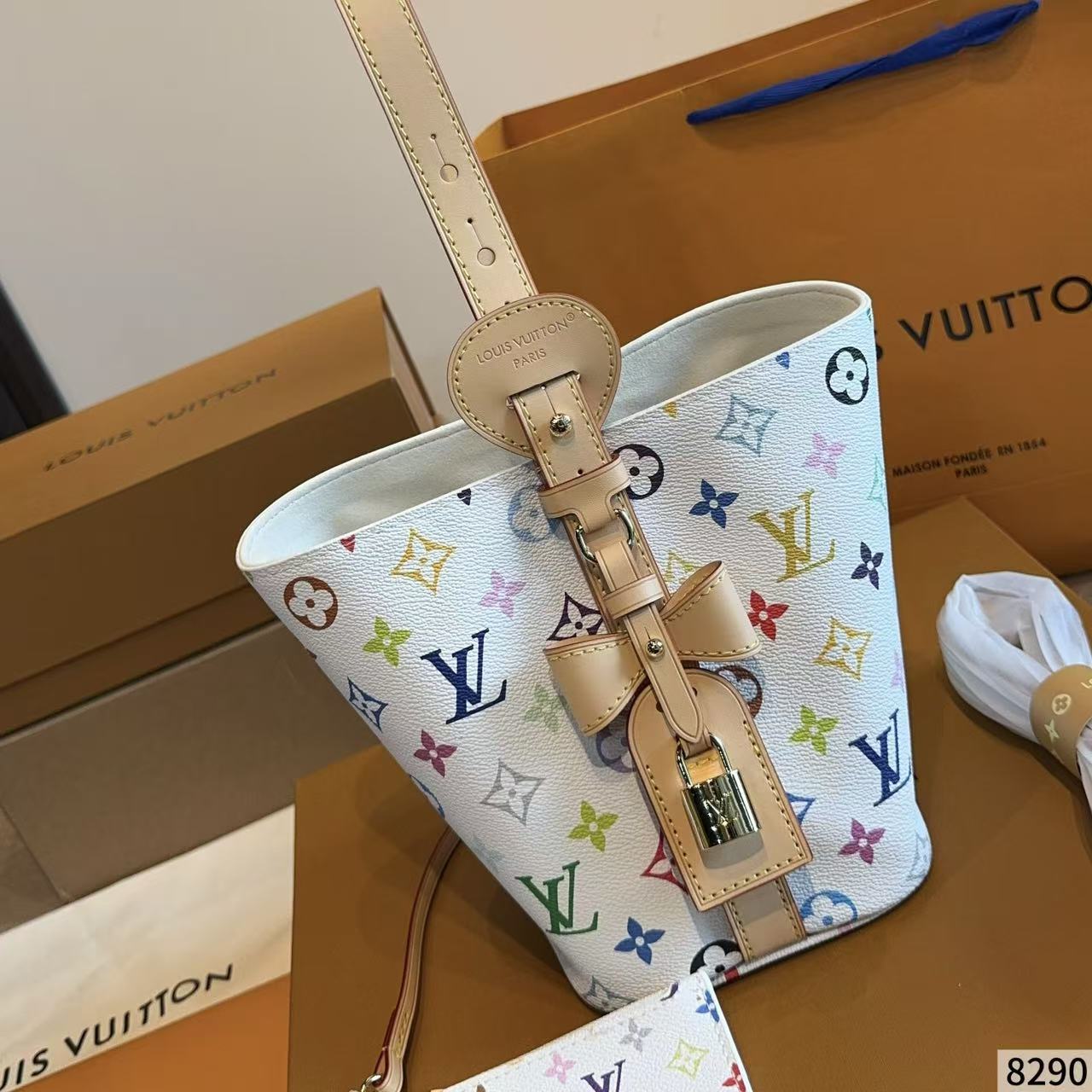 LV all inbbバケットバッグ【50％割引+送料無料】
