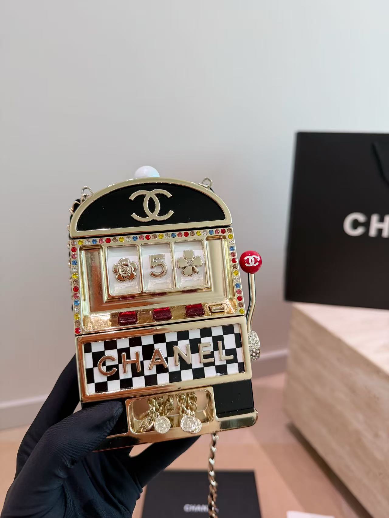 CHANE1ダブルC イブニングバッグ【50％割引+送料無料】