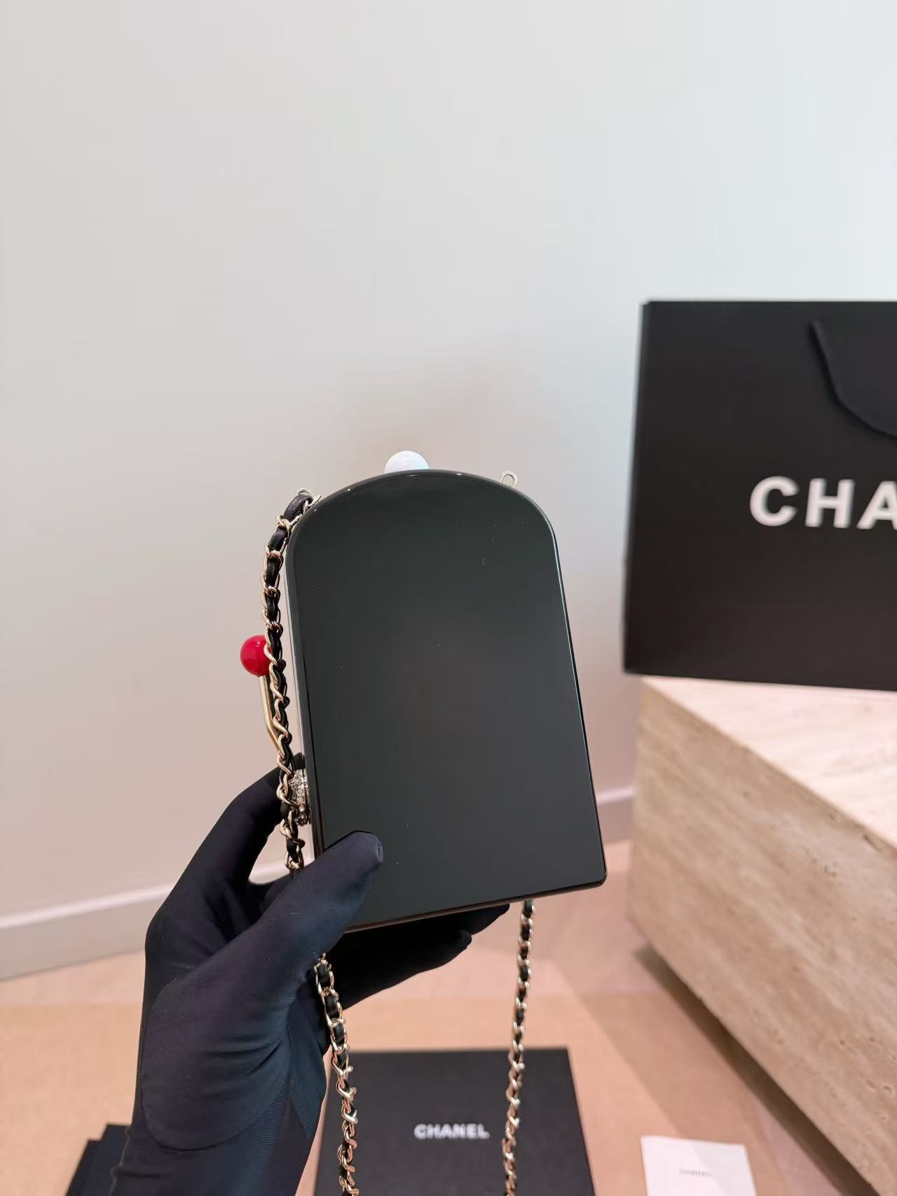 CHANE1ダブルC イブニングバッグ【50％割引+送料無料】