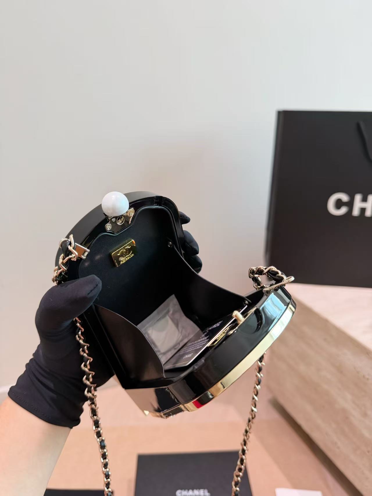 CHANE1ダブルC イブニングバッグ【50％割引+送料無料】