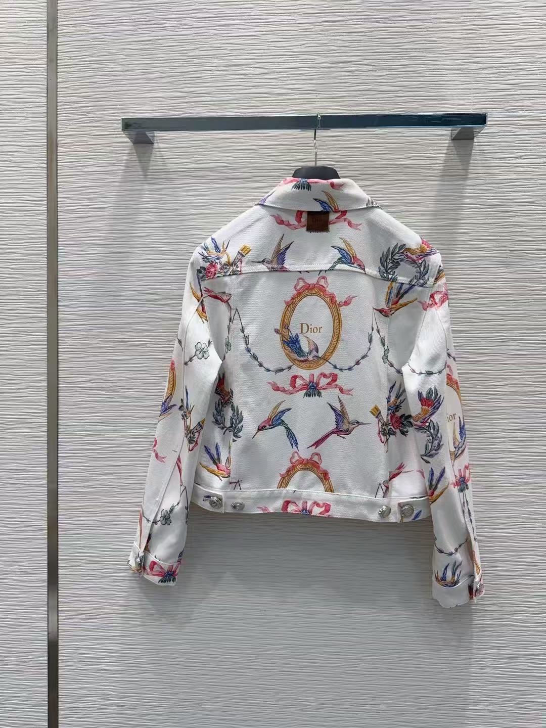 DIOR プリント デニムジャケット【50％割引+送料無料】