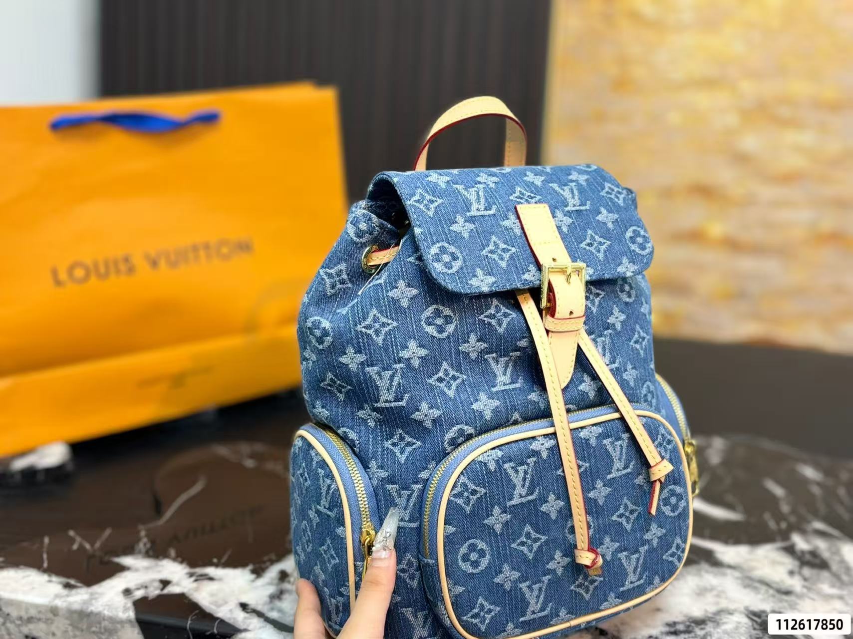 LV デニム バックパック【50％割引+送料無料】