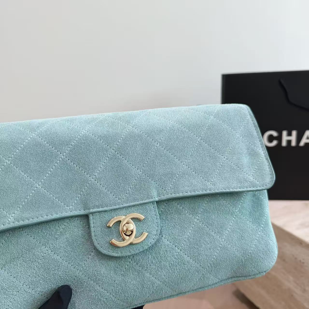 CHANE1 ディアスキン チェーンフラップバッグ【50％割引+送料無料】