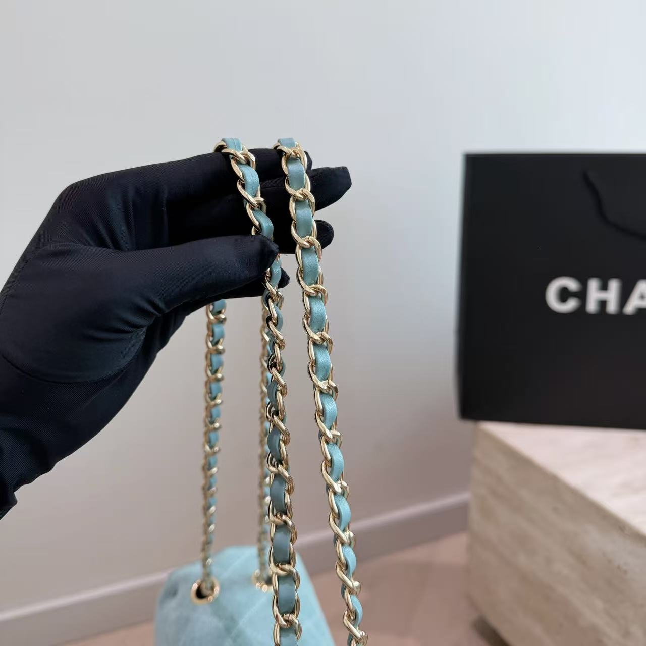 CHANE1 ディアスキン チェーンフラップバッグ【50％割引+送料無料】
