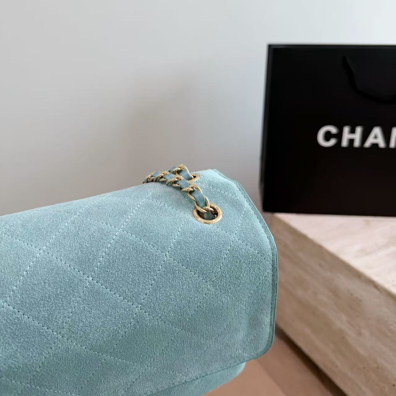 CHANE1 ディアスキン チェーンフラップバッグ【50％割引+送料無料】
