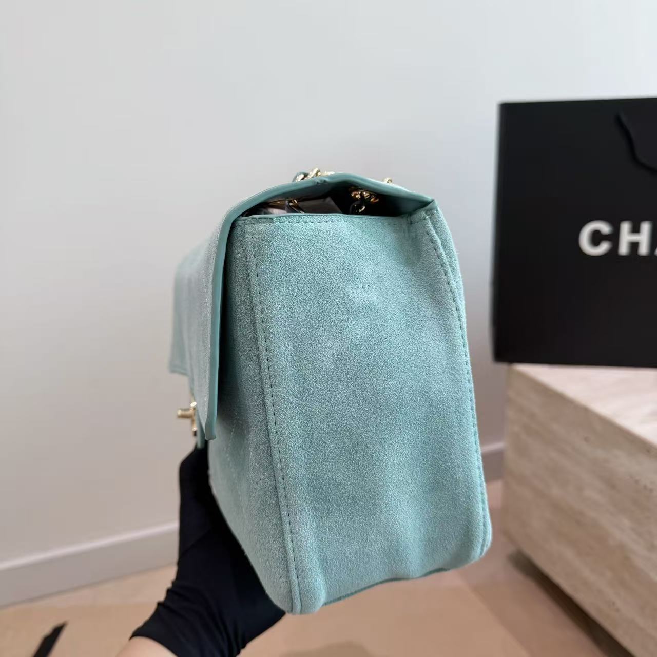 CHANE1 ディアスキン チェーンフラップバッグ【50％割引+送料無料】