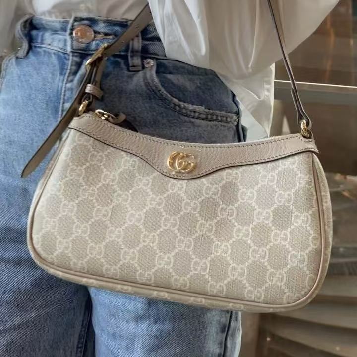 GUCCI ジャカード アンダーアームバッグ【 50％割引+送料無料】