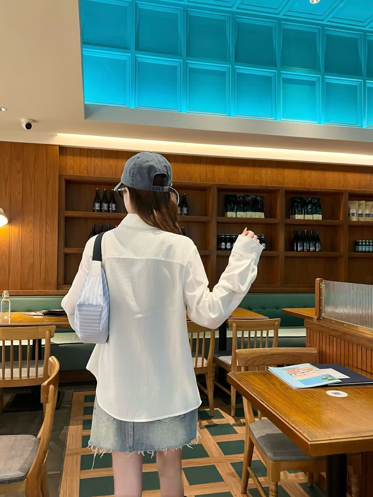 CHANE1 シンプル長袖ダブルCシャツ【50％割引+送料無料】
