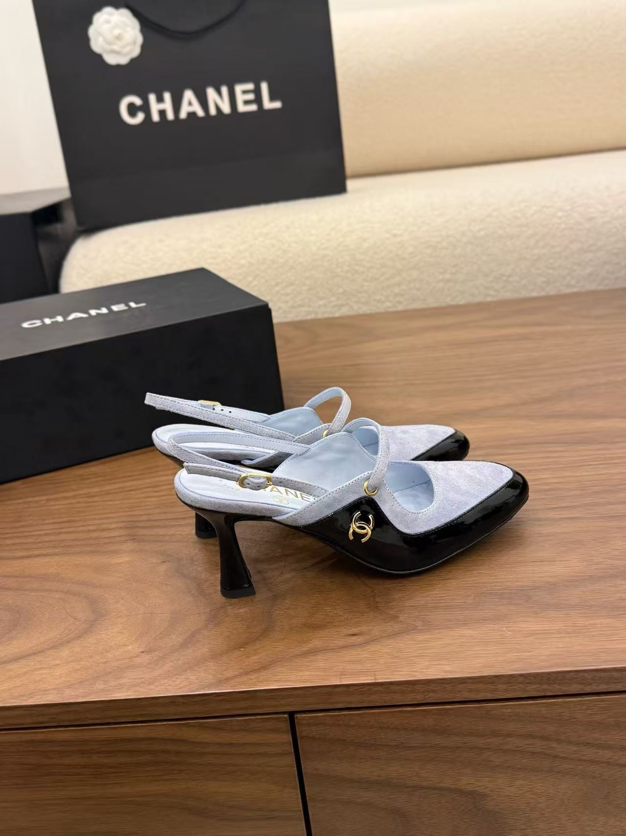 CHANE1 高品質カラーブロックハイヒール【50％割引+送料無料】