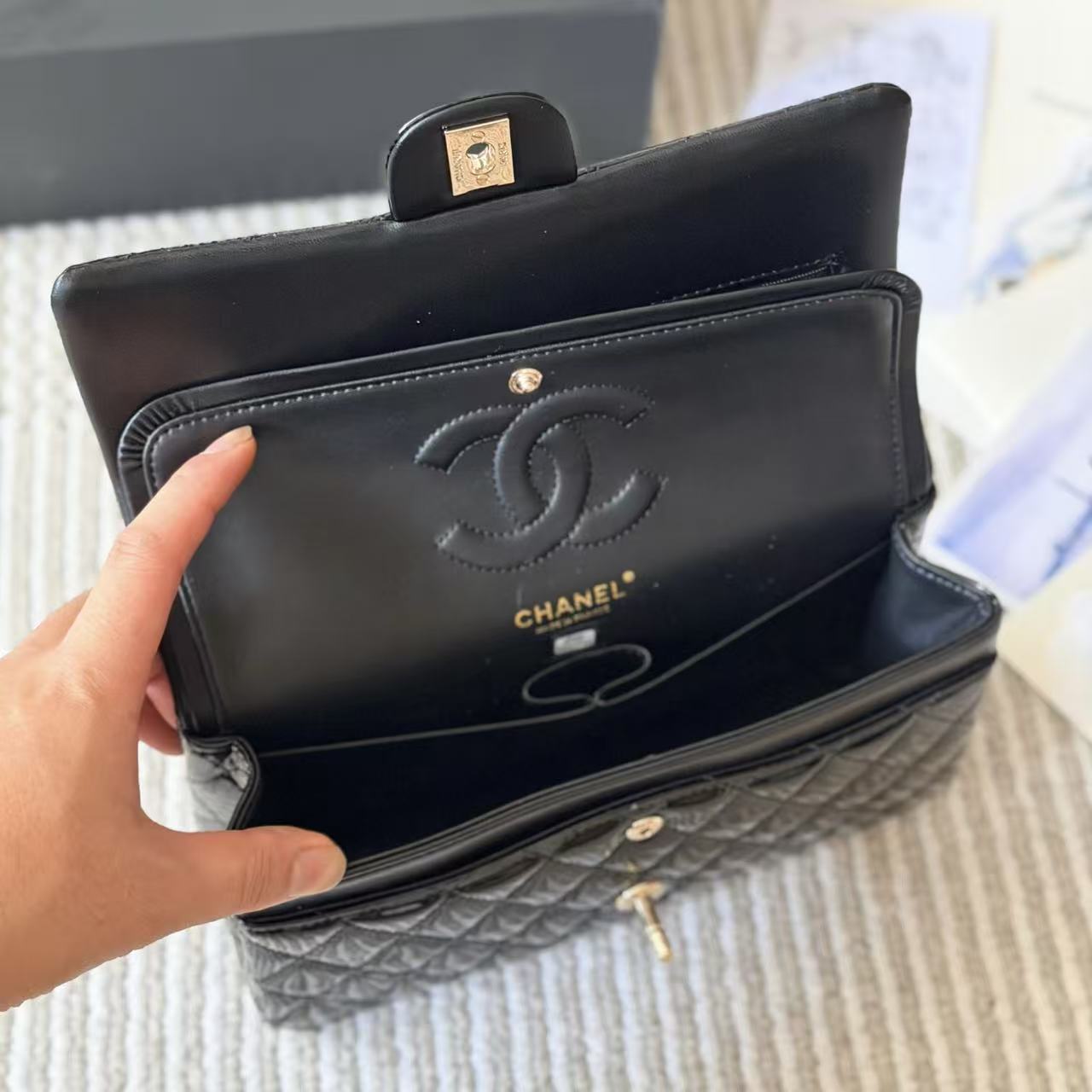 CHANE1 チェーン パテントレザー ショルダーバッグ【 50％割引+送料無料】