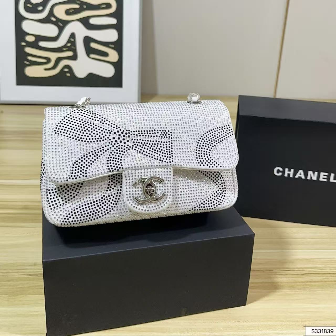 CHANE1 ダイヤモンドチェーンバッグ【50％割引+送料無料】