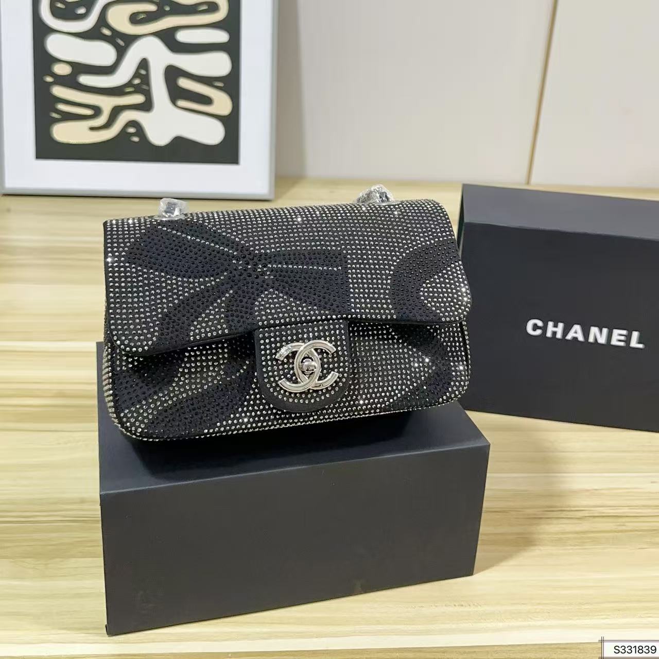 CHANE1 ダイヤモンドチェーンバッグ【50％割引+送料無料】